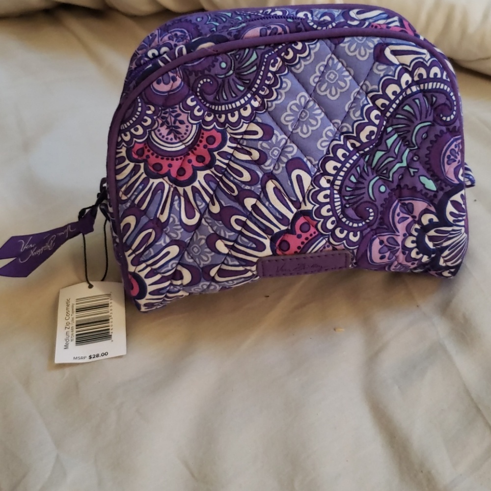 Medium Vera Bradley cosmetics bag